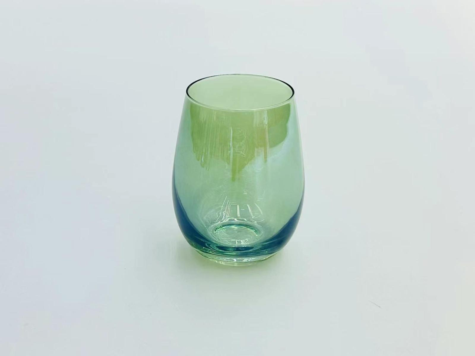Čaše -zelene 6/1,450ml 11.5*6.5*4.6cm  CB03-04