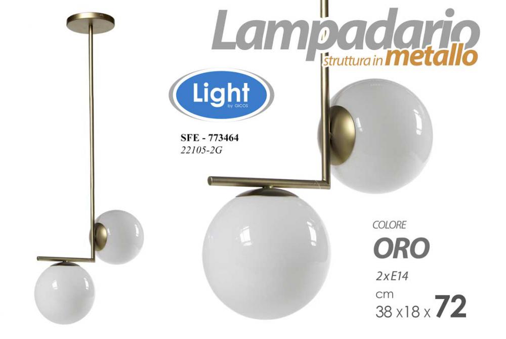 LUSTER  2*25W E14 38*18*72   22105-2G