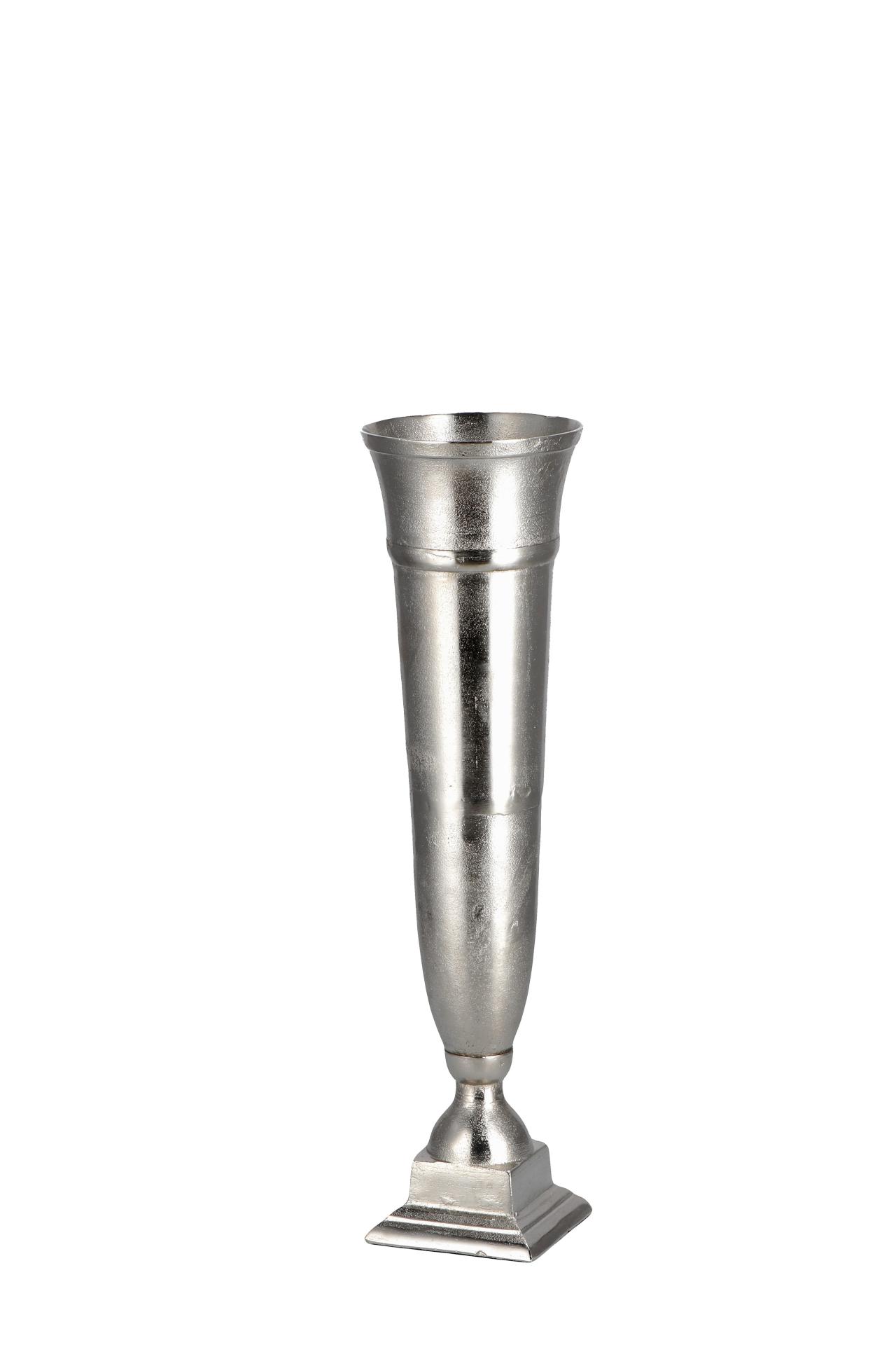 Vaza metalna,srebrna DIAM17XH63 80562