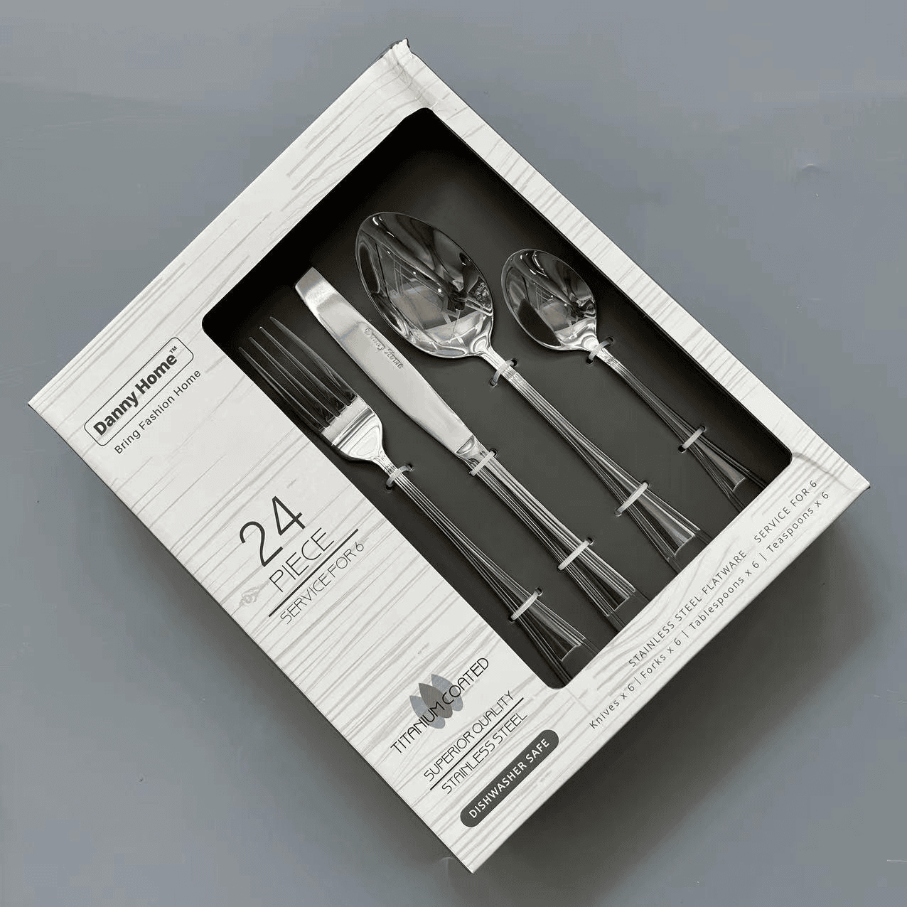 Escajg 24/ 1WW116-24Nož23,4cm Kašika  20,5cm Viljuska 20,7cm Kašičica 15,4cm